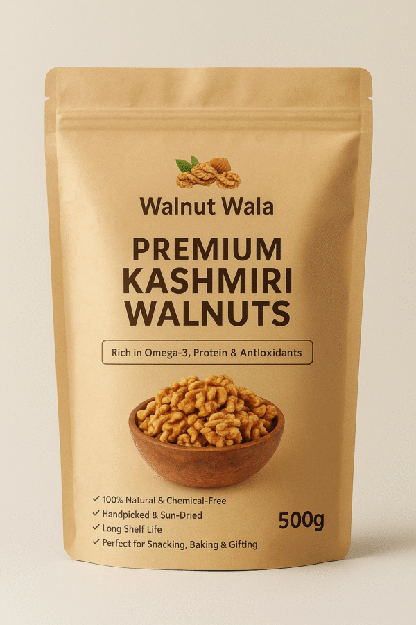 Premium Kashmiri Walnuts (500g Pack)