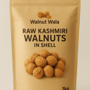 Raw Kashmiri Walnuts in Shell (1kg)